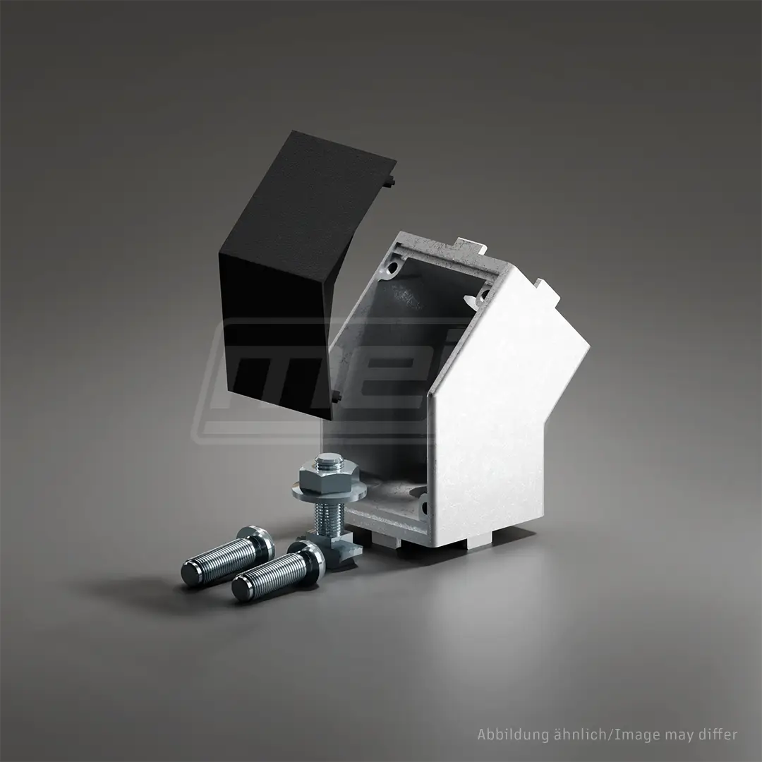 Verbindersatz 45° blank