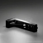 Winkelstellfuß Nut 8 160 schwarz