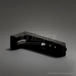 Winkelstellfuß Nut 8 160 schwarz