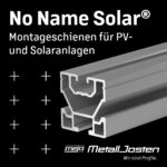 No Name Solar® Montageschienen