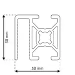 technische-zeichnung-aluprofil-b-typ_BSP8-L30WG40 Typ B.webp
