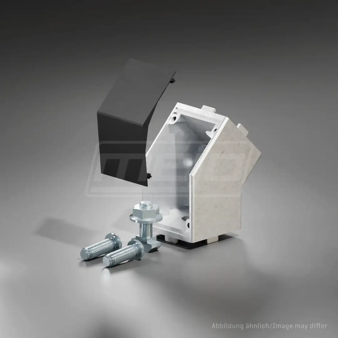 Verbindersatz 45° blank
