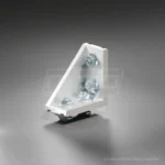 Winkel S seitlich Alu-Druckguss blank